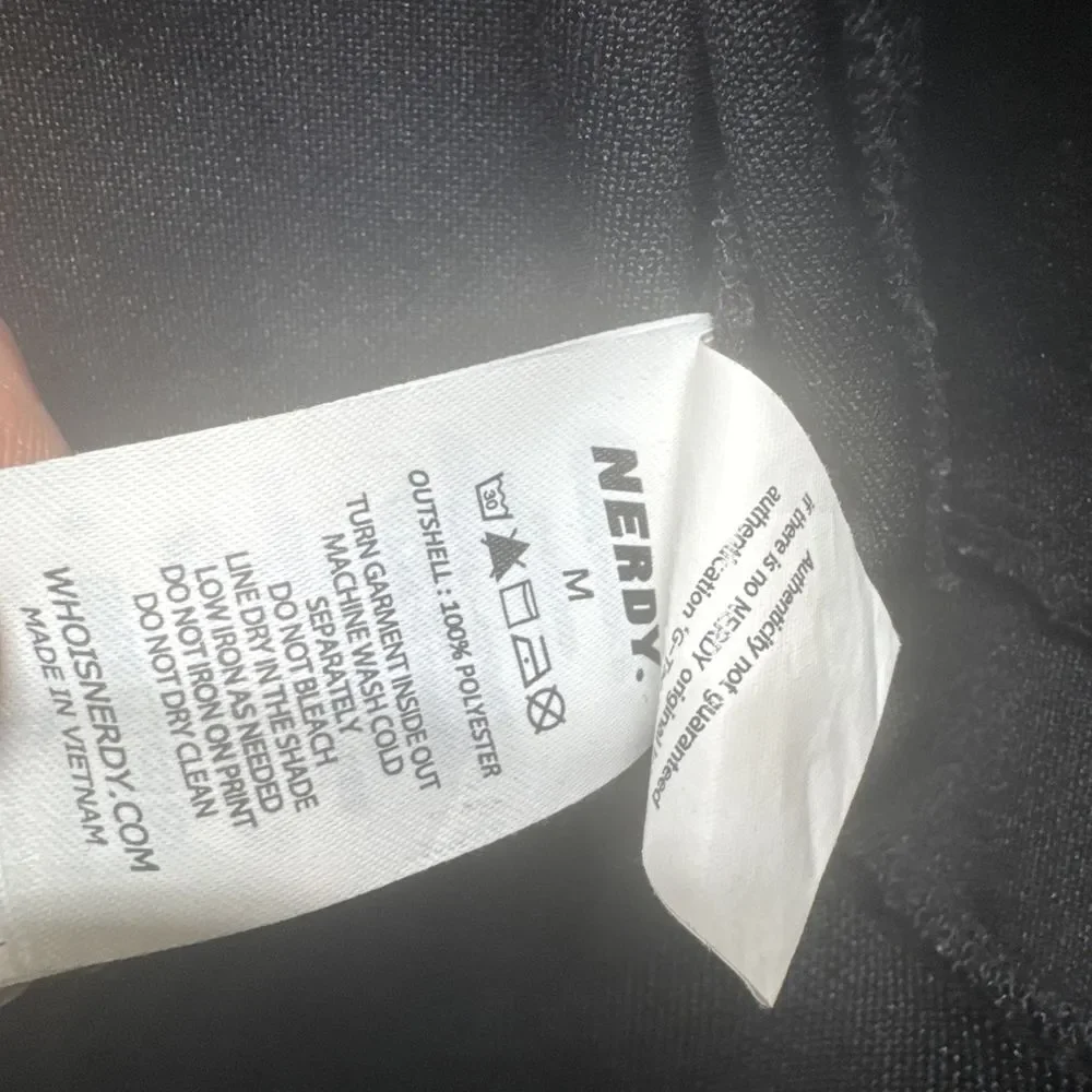 Nerdy Mens Track Jacket Medium Gamer Limited‎ Full Zip